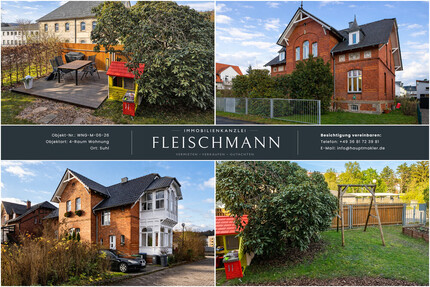 Familienfreundliche 4-Zimmer-Wohnung mit Altbaucharme, Garten & Homeoffice-Option (mit Glasfaser) - Suhl