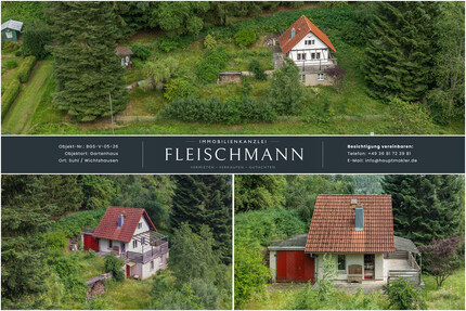 Ihr eigenes Gartenparadies mit festem Haus: Gepflegtes Anwesen in Wichtshausen - Suhl