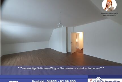 ***3 Zimmer Dachgeschosswohnung*** - Westoverledingen Flachsmeer