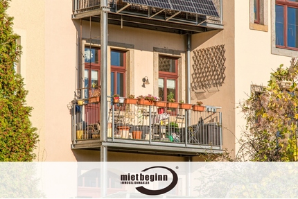 SUPER GRUNDRISS – HELL & FREUNDLICH – SONNEN-BALKON – WANNENBAD MIT FENSTER - Dresden Pieschen-Süd