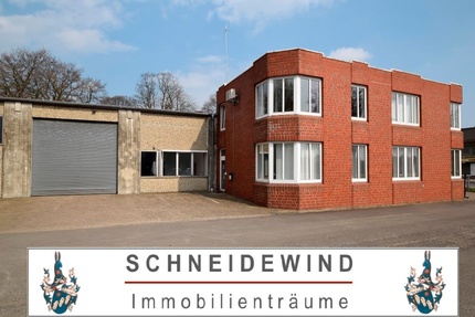 Gewerbefläche TOP-Lage an der B6 2 Hallen mit je ca. 600 m² 1 Halle mit ca. 150 m² + Büro 300 m² - Weyhe