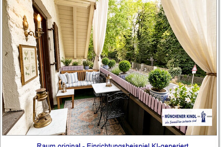 * ALTBAU-JUWEL in SEENÄHE * 4-Zimmer-Dachgeschoss-Wohnung * Balkon und Gartennutzung * Stellplatz * - Starnberg