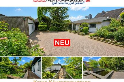 Traumhaftes Gartenparadies in ruhiger Sackgassenlage – Charmanter Bungalow mit großem Potential ! - Alveslohe