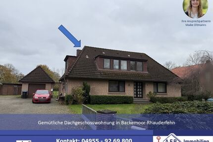 ***Gemütliche Dachgeschosswohnung in Backemoor-Rhauderfehn***