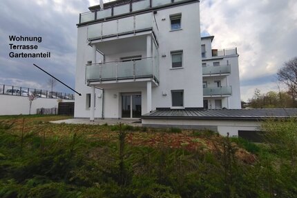 Wohnen wie im eigenen Haus! 4-Zi WFL 114 m² Ki-Z-Gäste-Z-Home-Office Terrasse-Garten 2 Tiefgaragenplätze ab sofort. - Kemnath Beste Lage