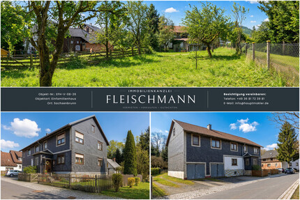 Einfamilienhaus mit viel Potenzial, Wintergarten, Partyraum und 5 Garagen - Eisfeld