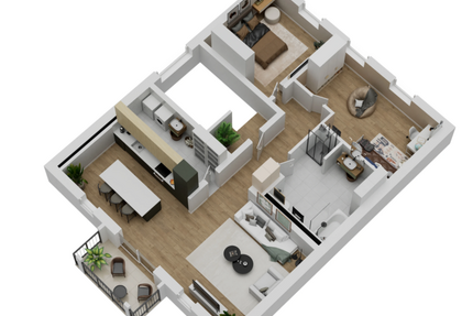 Neubau - Eigentumswohnung KfW 55 mit Balkon - Ötzingen Sainerholz