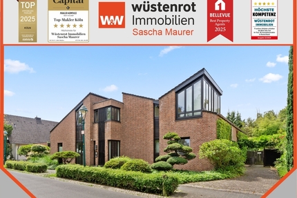 Top Lage in Bonn-Röttgen: Hochwertiges, flexibel nutzbares Architektenhaus mit Einliegerwohnung und Traumgarten. - Bonn / Röttgen