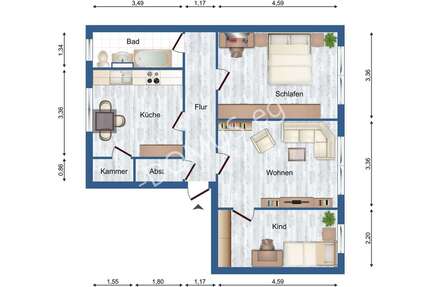 Erstbezug nach kompletter Renovierung. - Ramin