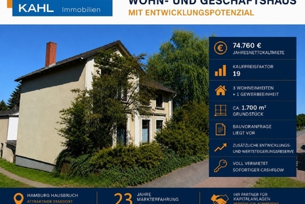Wohn- und Geschäftshaus für Investoren - Hamburg HH-Hausbruch