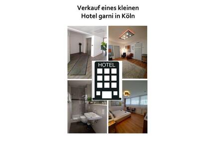 Verkauf eines kleinen Hotel garni in Köln voll genehmigter Beherbergungsbetrieb mit 8 Betten 4 Zimmern, studentisches Wohnen denkbar