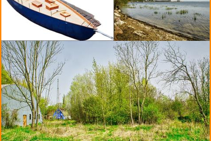 Traum am Stettiner Haff - Wasser, Bauland, bebaut mit ehem. Zollhaus und einer Halle! Für Tiny ? - Stepnica Westpommern [Zachodniopomorskie]