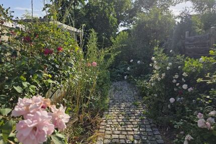 3-Zimmer-Mietwohnung mit Stellplatz und Garage sowie Garten mit Freisitz und Teich sowie Wasserlauf in 97456 Sennfeld (1592)