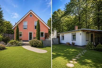 Mehrgenerationentraum auf 1.071 m² Grundstück – EFH inkl. kleinem Haus & Wellness - nahe Oranienburg - Oranienburg / Schmachtenhagen