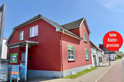 HORN IMMOBILIEN++ Neubrandenburg, Wohn- und Geschäftshaus in guter Lage, mit Keller und Stellplatz