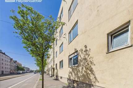 Kapitalanlage in Augsburg-Oberhausen: vermietete 3-Zimmer-Wohnung mit Stellplatz