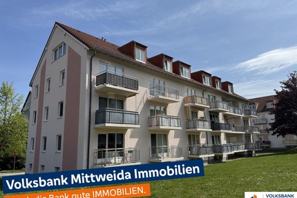 Schöne, helle 1-Raum-Wohnung mit Balkon und Stellplatz! Ideal für Eigennutzer! - Hainichen