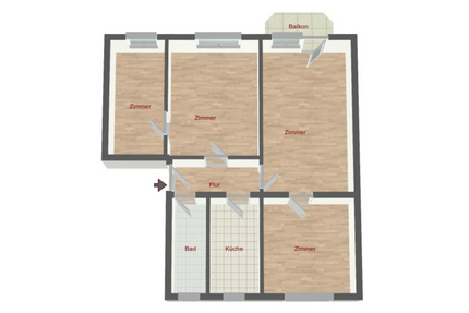 4 Zimmer Wohnung im Urlaubsort Schierke