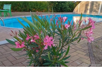 Romantischer Zwei-Seitenhof mit Pool, Scheune und großem Grundstück in traumhafter Idylle - Lommatzsch / Petzschwitz