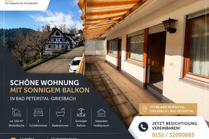 Große Wohnung mit kleiner Einliegerwohnung - Bad Peterstal-Griesbach / Bad Peterstal