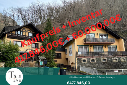 Die Herrmanns Mühle am Fuße der Loreley - Sankt Goarshausen