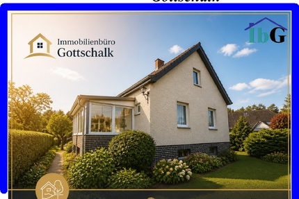 Charaktervolles Haus – ca. 60 m² Wohnfläche, mit 4 Kellerräumen und einem Kaltdach mit Ausbaureserve, - Bergfelde